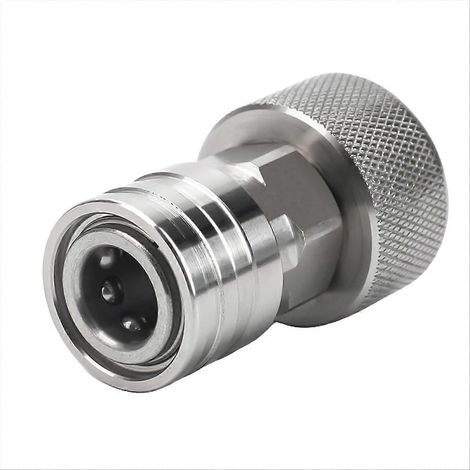 Adaptateur pour tuyau d'arrosage, raccord GHT 3/4" vers raccord rapide 1/4", raccord pour tuyau d'arrosage et nettoyeur haute pression (1/5)
