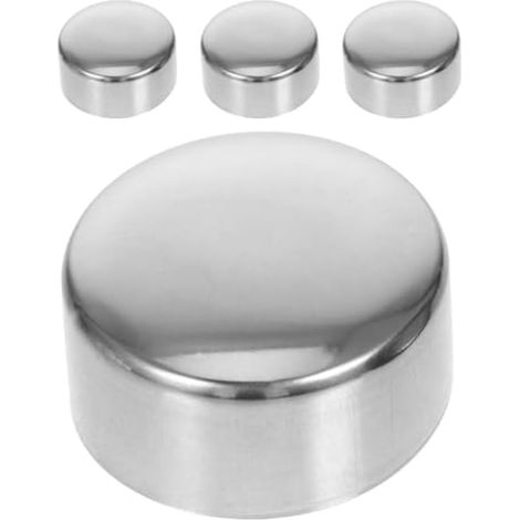 Embouts de Main Courante en Acier Inoxydable 45° – Lot de 4 Capuchons Robustes pour Rambarde D’Escalier Accessoires pour Mains Courantes Pose Facile Usage Résidentiel et (1/5)