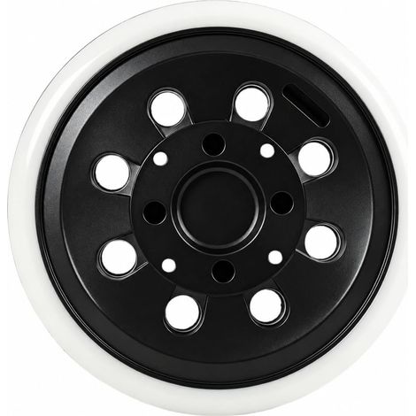 125 mm Sanding Pad with Hook and Loop 8 Holes, Medium Hardness, Universal Sander Tray Compatible with PEX 300/400 AE, Sanding Tray for Wood, Metal and Various Surfaces (1/5)