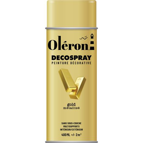 Aérosol Décospray Gold Peinture Aérosol Décorative Or Brillant - Technima