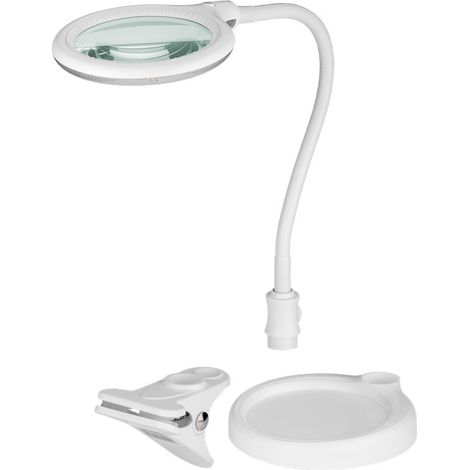 goobay 60359 LED Lupenleuchte - Lupenlampe mit Standfuß - Standlupe mit Licht - 6 W Leistungsaufnahme - Farbtemperatur 6200 K – Lichtstrom 480 lm (1/5)