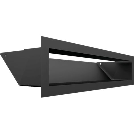 Lüftungsgitter LUFT 9x40 schwarz Slim (1/5)