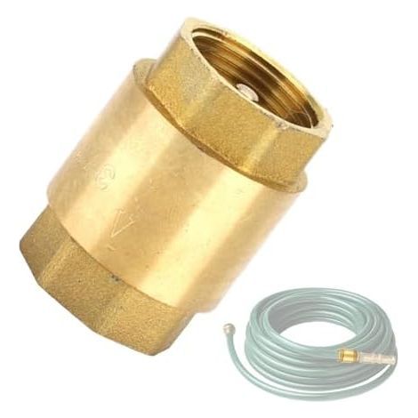 Clapet anti-retour vertical, filetage femelle, ressort pour puits, pompe, réservoir, protection contre le refoulement (1/5)