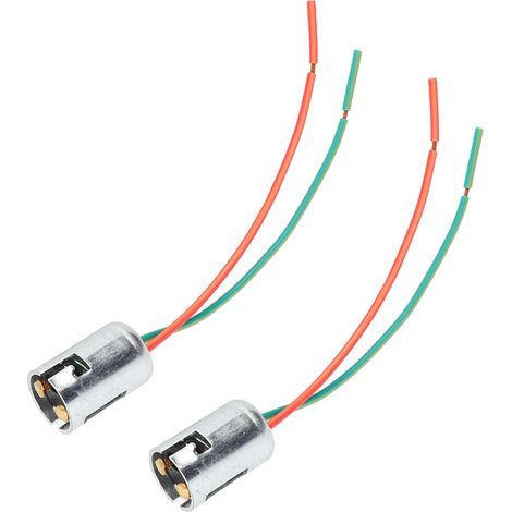 2x Douille de Feu Arrière Fiable, Durable, Installation DIY, Compacte, Connecteur d'Ampoule Facile à Remplacer pour Vélos (1/5)