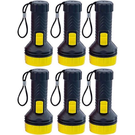 Lot de 6 mini lampes torches LED en plastique pour enfants, idéales pour la maison et les activités de plein air [D]-AquaForge (1/3)