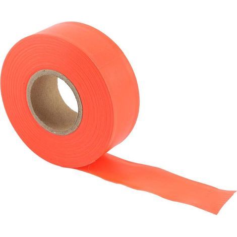 Ruban de sécurité Ruban de Barricade à Rayures Jaunes et Noires Ruban de barrière Non adhésif, 2,8 Pouces sur 660 Pieds Ruban de Prudence(Orange) (1/5)