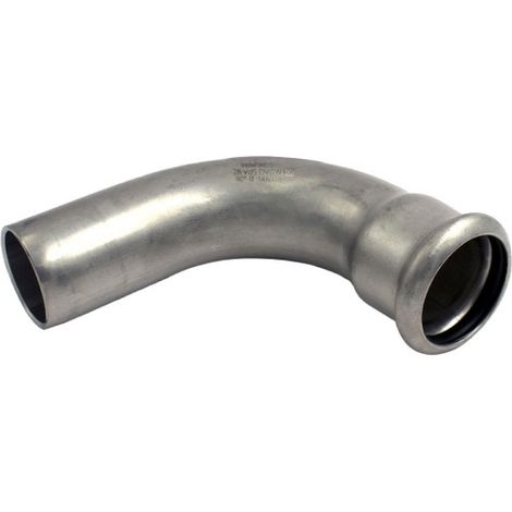 Raccordo Curvo 90 ° Pressare in Acciaio INOX Maschio Femmina Ø 28 RMR