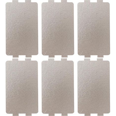 6 plaques de mica, couvercle de guide d'ondes pour micro-ondes, pièces pour four à micro-ondes, plaque de mica (1/3)