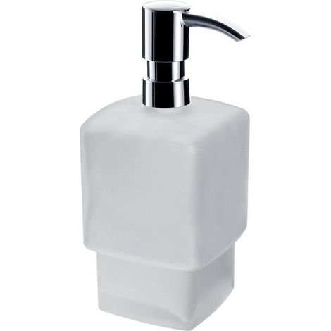 Distributeur de savon liquide pour rampe. avec pompe.chrome