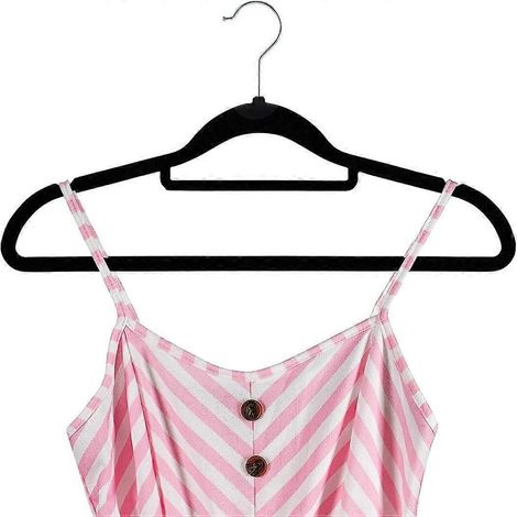 Lot de 20 cintres en velours - Cintres avec barre à cravate - Antidérapants, crochet pivotant, cintres fins en feutre - Costumes, vêtements, pantalons, manteaux