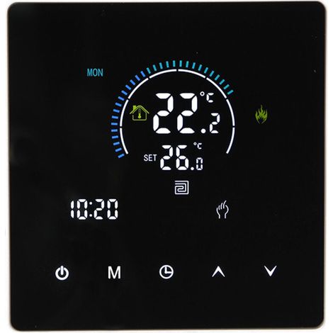 Ac90 240 V 3500 W 90 240 V Wall Mounted Kettle Smart Thermostat Panel Smart Temperature Controller (WiFi 3 A)