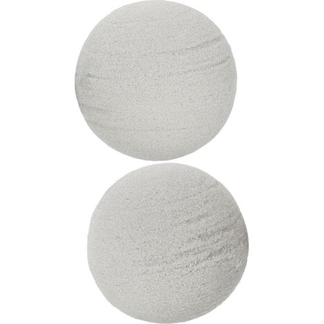 Lot de 2 boules de mousse florale rondes en résine