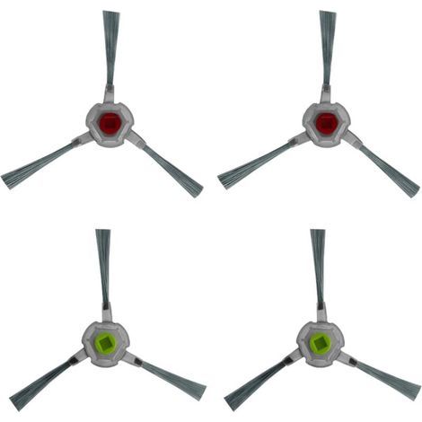 Spare Parts 4 Side Brushes Compatible with AIRROBO P20 P30 Robot Vacuum Cleaner Replacement Accessories (1/4)