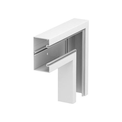 OBO Bettermann Angolo piatto 70x130mm Polivinilcloruro bianco puro RAL 9010, 6274520