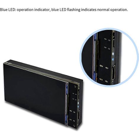 Écran 5,5 pouces, alimentation mobile 1080p, batterie au lithium intégrée de 8000 mAh (1/5)