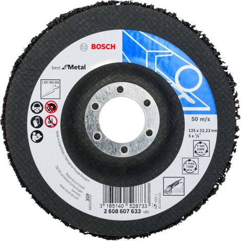 Disque à polir en feutre Bosch Best for Inox 125 mm 1 unités (1/7)