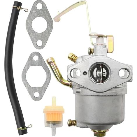 Carburateur, carburateur avec joint et conduite de carburant, compatible avec les générateurs Yamaha YT950, TG950, LT950, ET950 et ET650. (1/5)