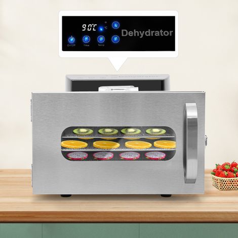 Deshidratador de alimentos de 6 niveles para cocina, secador de verduras, frutas y carne (1/5)