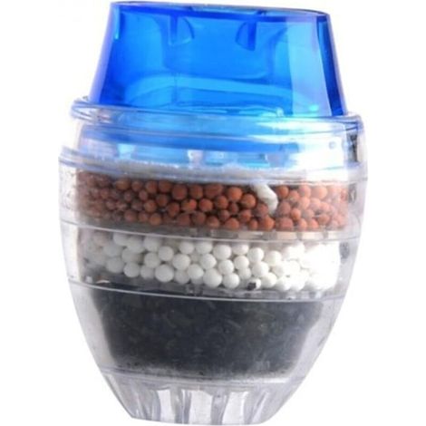 Filtre de robinet, purificateur d'eau du robinet, filtre à 5 couches au charbon actif anti-éclaboussures pour la cuisine, pomme de douche (1/5)