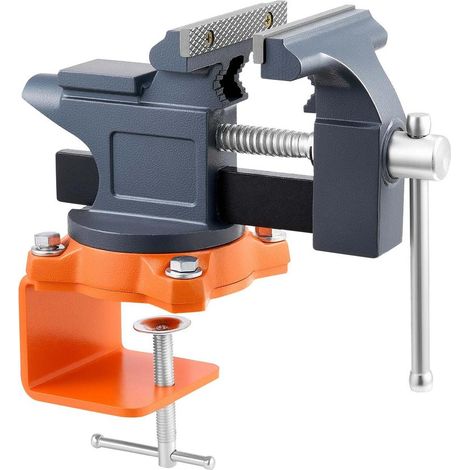 Fonte ductile et base surélevée pour un maintien précis, étau de table pour atelier, découpe et bricolage (1/5)