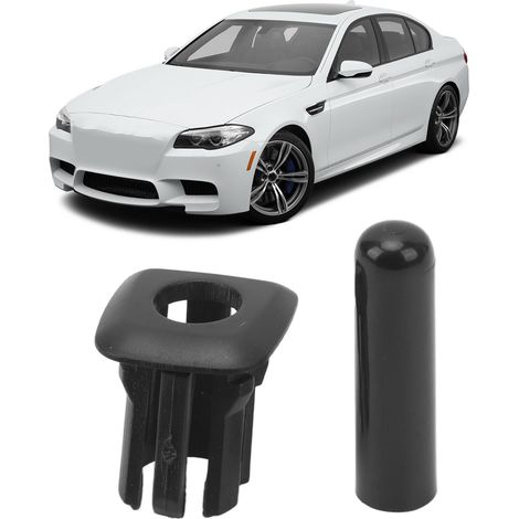 Schwarze Abdeckung für Türschlossstift 51429171769, kompatibel mit BMW F10 550i 535i 528i M5 (1/5)