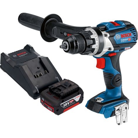 Bosch GSR 18V-110 C Trapano avvitatore professionale a batteria 18 V 110 Nm brushless + 1x batteria ricaricabile 5,0 Ah + caricabatterie