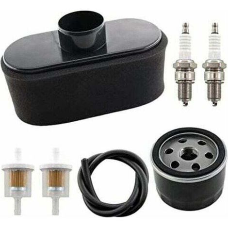 Ensemble de filtre à air avec pré-filtre à huile et bougie d'allumage pour moteur 4 temps de rechange Kawasaki FR651V FR691V FR730V FS481V FS541V FS600V FS651V FS691V FS730V. (1/4)