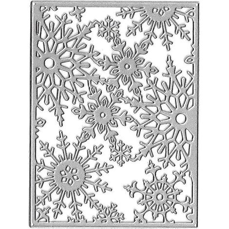 Weihnachtsschneeflocken-Einband-Stanzformen DIY Scrapbooking Album Papierkartenstempel