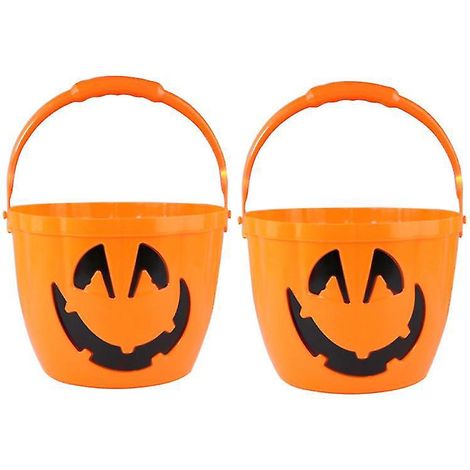 2 Stück Halloween-Kürbislaternen für Halloween-Dekorationen