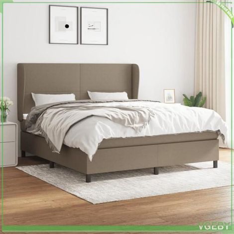 Lit - 3127825 - Sommier à lattes - Matelas 180x200 20 cm (ressorts ensachés) - Tête de lit réglable (1/5)