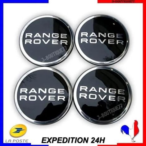 Couvercle cache moyeu centre de roue pour voiture, 63 mm, compatible avec Range Rover Land, couvercle de moyeu de roue, pièce de remplacement pour cache moyeu de jante