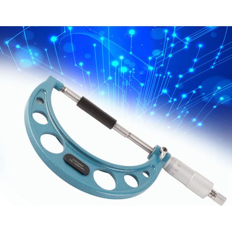 Micromètre Extérieur en Acier Inoxydable Haute Précision 75-100mm pour Mesure d'Épaisseur (1/5)