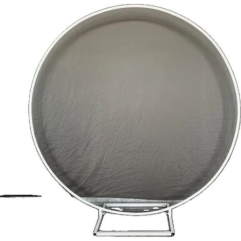 Support d'Arche de Mariage, Design Personnalisable, Construction Solide, 1.8m(70.8in)-a, Blanc-base carrée-c (1/2)