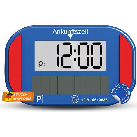 Automatic Electronic Solar Parking Disc Sensor Based Time Tracking Digital Car Parking Disc (1/5)