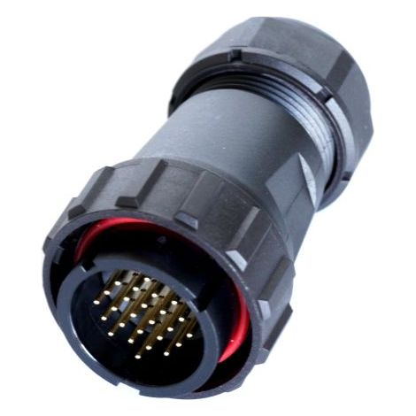 Connecteur circulaire RS PRO, Standard 26 contacts, Montage sur câble, raccordement A souder ( Prix pour 1 )