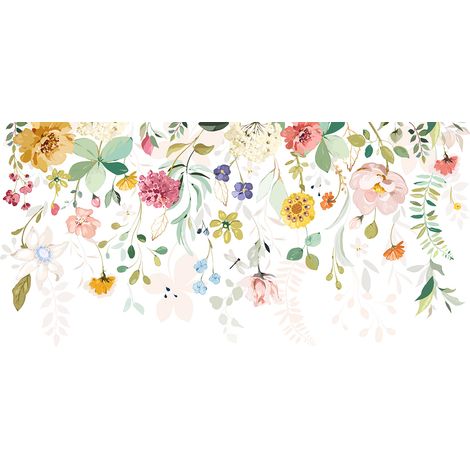 Papier peint panoramique - Fleurs - 130 cm x 74 cm (1/2)