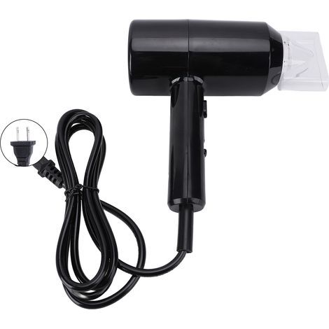 Secador de pelo iónico de alta velocidad, 1300 W, 20000 RPM, motor sin escobillas, bajo nivel de ruido, para el hogar, viajes, hoteles, enchufe estadounidense, 110 V (1/5)