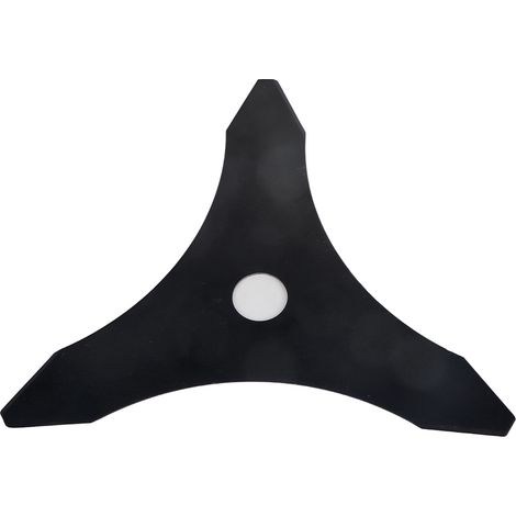 Lame de remplacement noire 10" x 3T pour débroussailleuse, 1 pièce, 3 dents.