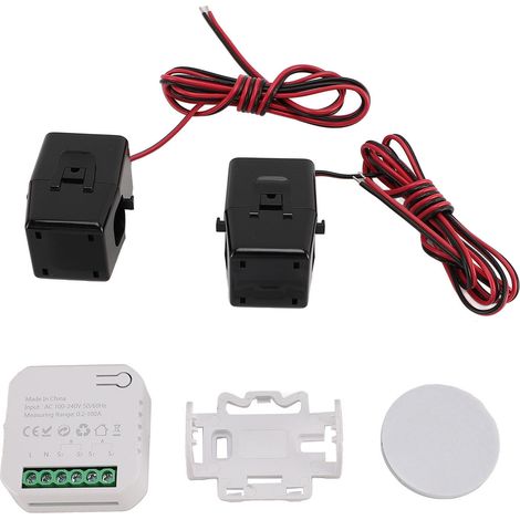 Compteur de consommation électrique intelligent WiFi pour maison connectée 100-240 V-AquaForge (1/5)