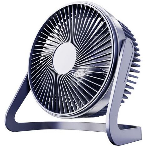 Kleiner USB-Tischventilator, Mini-Leise-Tischventilator, Blau (1/5)