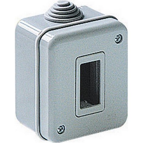 36PZ CONTENITORE DA ESTERNO IP40 col. Grigio 1 posto