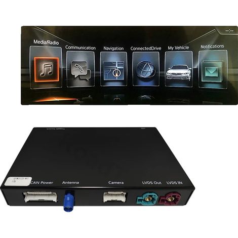 CarPlay sans fil Android Auto, compatibilité avec BMW NBT EVO X5 F15 X6 F16 2014-2020, prise en charge multilingue, EVO ID 5 (1/2)