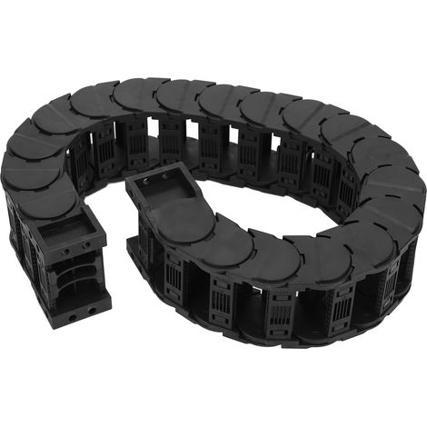 Kabelkette, geräuschlose Ausführung, Nylonführung, abnehmbar, 0,7 Meter, D30 x 100 (1/5)