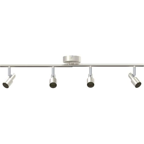 Spot de plafond Nickel brossé 70 x 9 x 12.5 cm Acier CFW977408 (1/5)