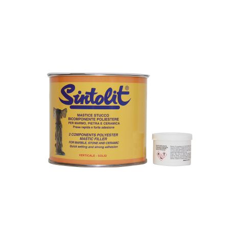Sintolit mastic vertical 750 ml mastic marbre blanc pierre cA ramique