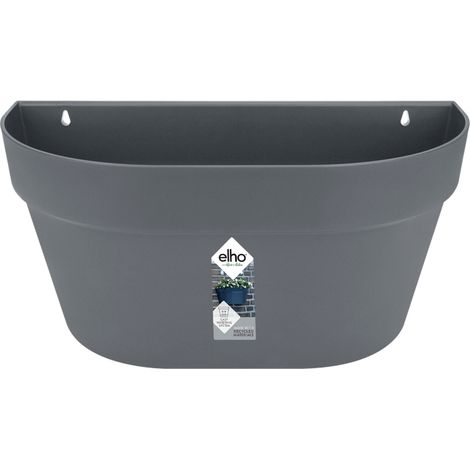 Elho Loft Urban Wall Basket 40 Anthracite Fioriera Ovale
