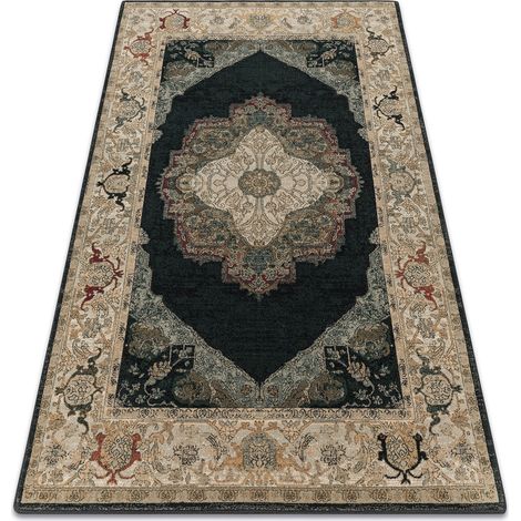 Tappeto di lana POLONIA Palazzo Rosone blu scuro multicolour 200x300 cm