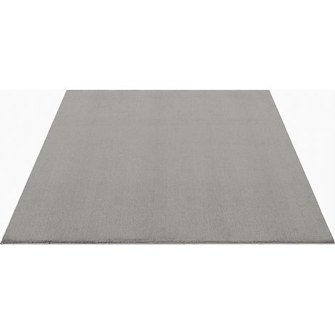FLOORNOVO Hochflor Teppich Beige einfarbig - 150 x 80 cm - Besonders Weicher Teppich Wohnzimmer & Badezimmerteppich - Pflegeleicht - vielseitig einsetzbar im Innenbereich (1/2)