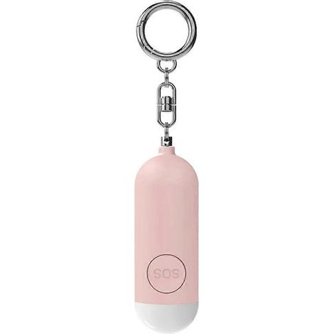 Alarma anti-lobo Niña Mujer Seguridad Proteger Alerta Seguridad Personal Grito Fuerte Alarma de Emergencia Llavero Rosa (1/5)