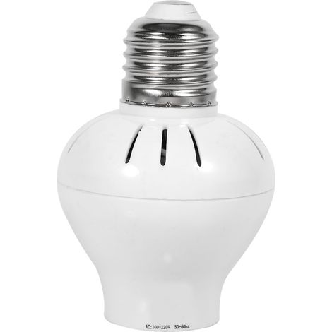 E27 Microwave Radar PIR Motion Sensor LED Light Bulb Switch Socket Lamp Holder AC 100‑240V